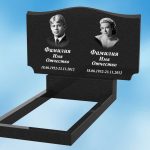 Двойной памятник из гранита горизонтальный Д-1