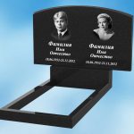 Двойной памятник из гранита горизонтальный Д-5